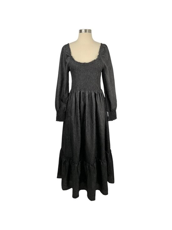 Hill House Dresses & Skirts - NWT Hill House The Emily Nap Dress Small Maxi Crushed Taffeta Long Sleeve Smock